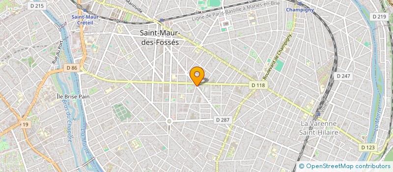 localisation de l'entreprise MADAME CLARISSA MONTANARO à SAINT-MAUR-DES-FOSSES