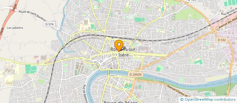 localisation de l'entreprise MADAME CLARISSA VALLEFUOCO  ROMANS-SUR-ISERE