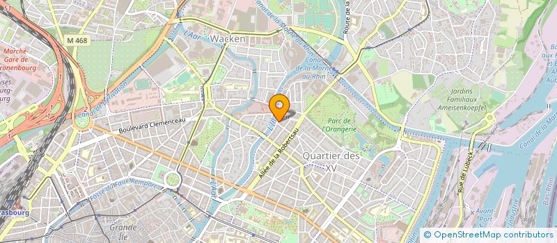 localisation de l'entreprise MADAME CLARISSA WORSDALE à STRASBOURG
