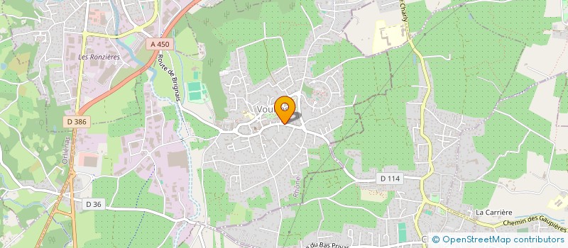 localisation de l'entreprise MADAME CLARISSE ACHARD  VOURLES