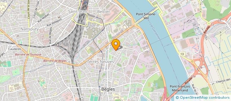 localisation de l'entreprise MADAME CLARISSE ADELARD à BEGLES