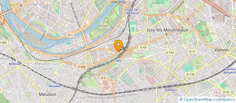 localisation de l'entreprise MADAME CLARISSE ALPAR RELOUZAT à ISSY-LES-MOULINEAUX