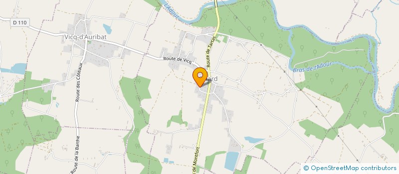 localisation de l'entreprise MADAME CLARISSE AMALRIC  ONARD