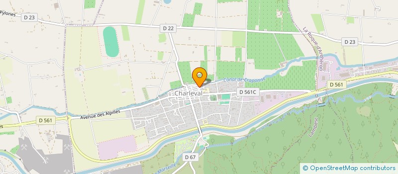 localisation de l'entreprise MADAME CLARISSE AVISSEAU  CHARLEVAL