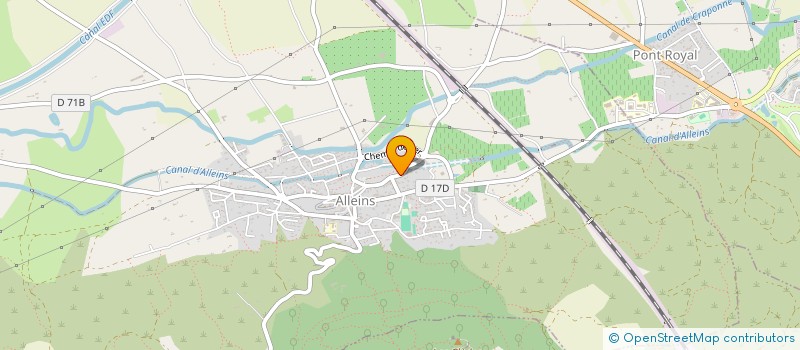 localisation de l'entreprise MADAME CLARISSE BACHELART  ALLEINS