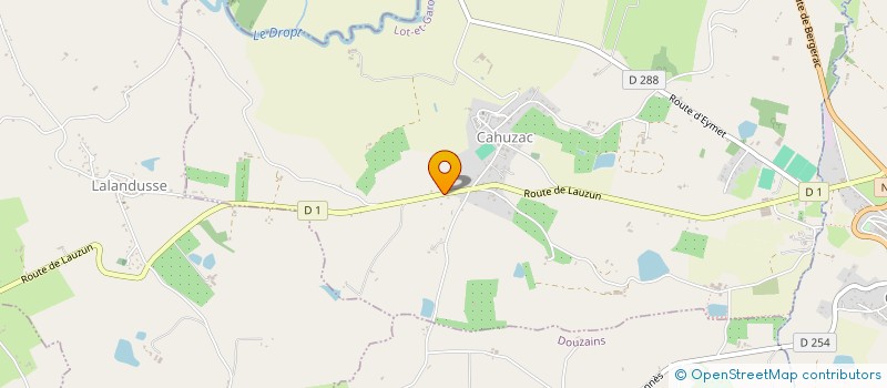 localisation de l'entreprise MADAME CLARISSE BALLION  CAHUZAC