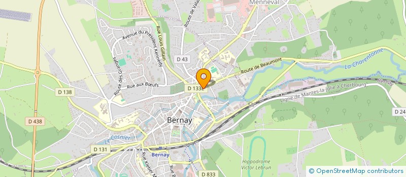 localisation de l'entreprise MADAME CLARISSE BASIRE à BERNAY
