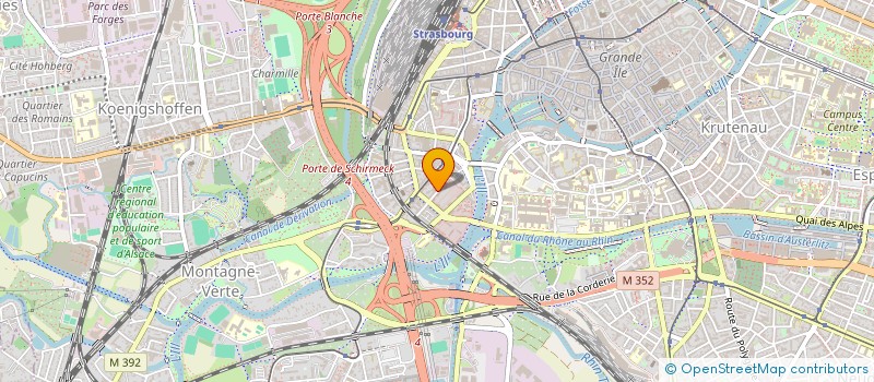 localisation de l'entreprise MADAME CLARISSE BELLLEBOUCHE à STRASBOURG