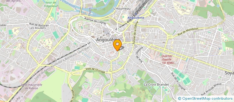 localisation de l'entreprise MADAME CLARISSE BERNARD à ANGOULEME