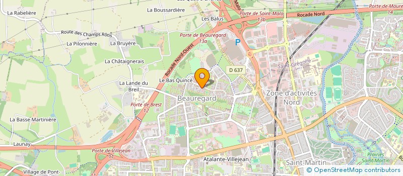 localisation de l'entreprise MADAME CLARISSE BESLOU  RENNES