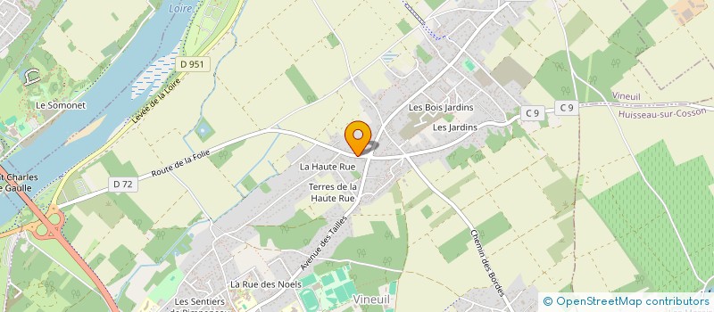 localisation de l'entreprise MADAME CLARISSE BESLUAU  VINEUIL