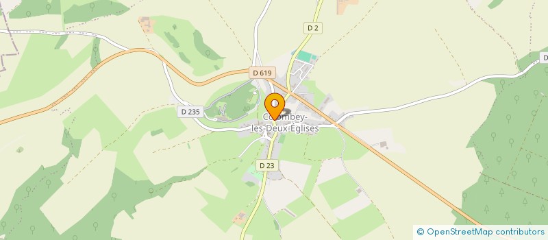 localisation de l'entreprise MADAME CLARISSE BILLETTE à COLOMBEY LES DEUX EGLISES