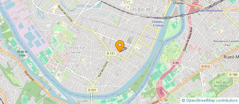 localisation de l'entreprise MADAME CLARISSE BIOLLU à CROISSY-SUR-SEINE