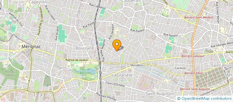 localisation de l'entreprise MADAME CLARISSE BIREMONT  BORDEAUX