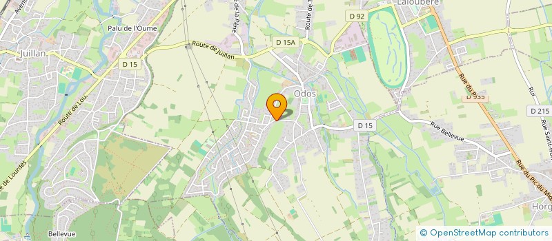 localisation de l'entreprise MADAME CLARISSE BLONDEL  ODOS