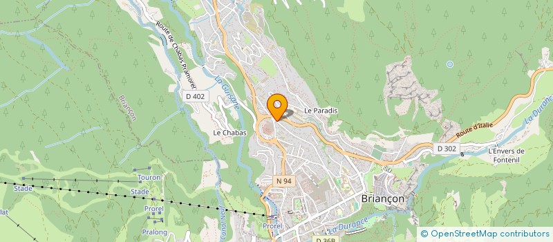 localisation de l'entreprise MADAME CLARISSE BOURGEAIS à BRIANCON