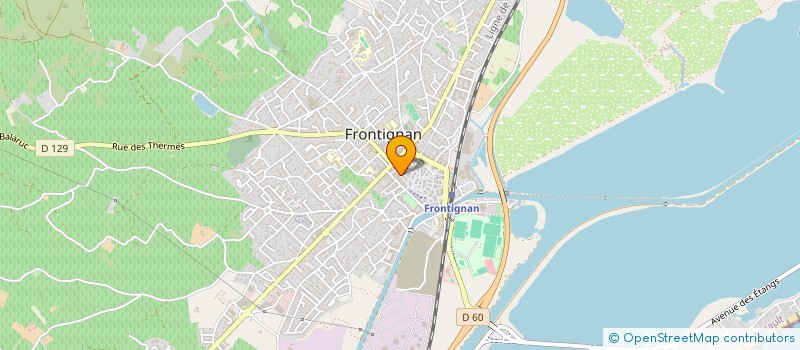 localisation de l'entreprise MADAME CLARISSE BROCHIER à FRONTIGNAN