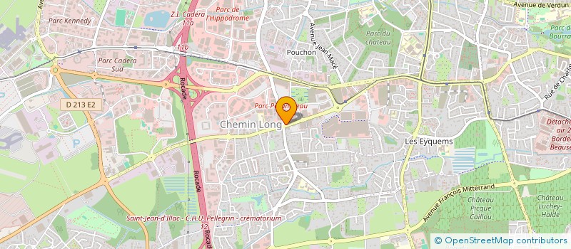 localisation de l'entreprise MADAME CLARISSE BRUN  MERIGNAC