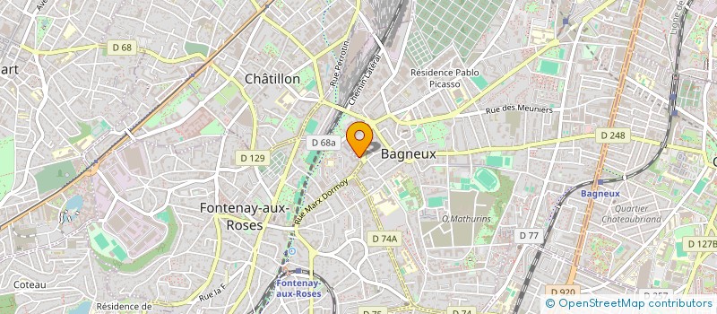 localisation de l'entreprise MADAME CLARISSE BUTSCH à BAGNEUX