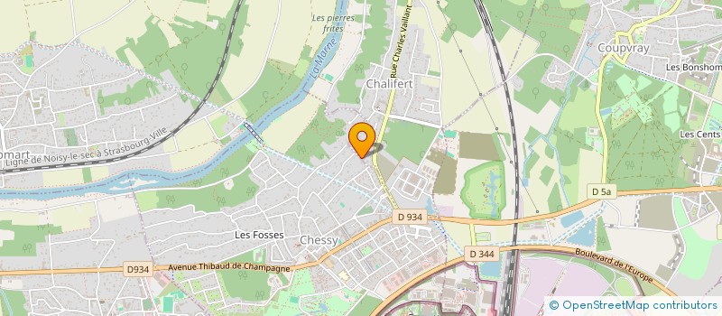 localisation de l'entreprise MADAME CLARISSE CARO  CHALIFERT