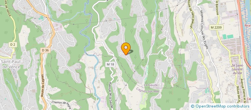 localisation de l'entreprise MADAME CLARISSE CARPENTIER  LA GAUDE