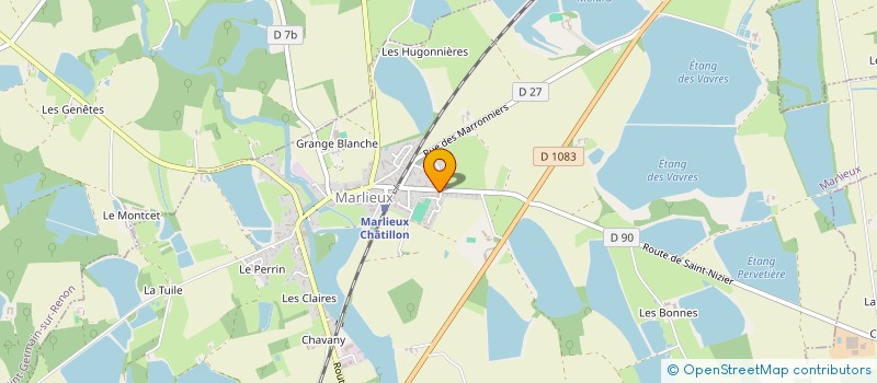 localisation de l'entreprise MADAME CLARISSE CATHAUD à MARLIEUX