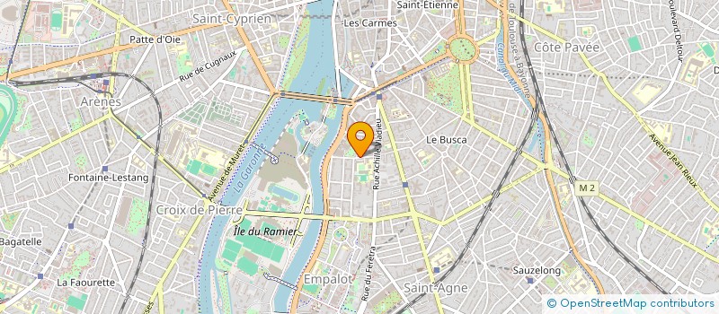 localisation de l'entreprise MADAME CLARISSE CAUDMONT  TOULOUSE