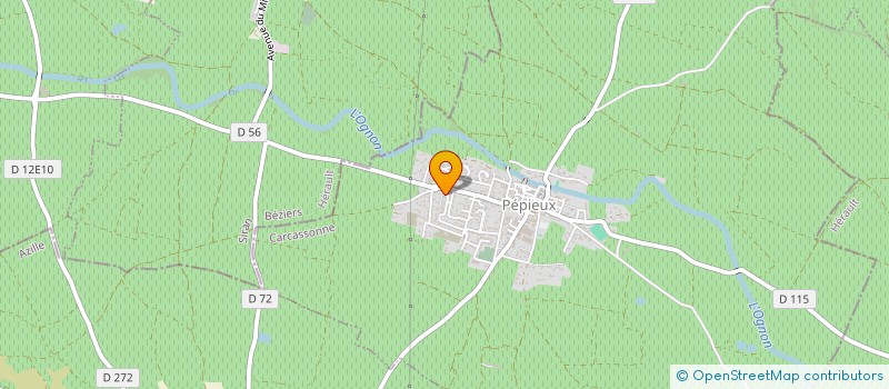 localisation de l'entreprise MADAME CLARISSE CAZOR  PEPIEUX