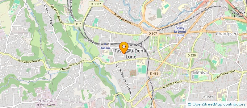 localisation de l'entreprise MADAME CLARISSE CHAILLOT  TASSIN-LA-DEMI-LUNE