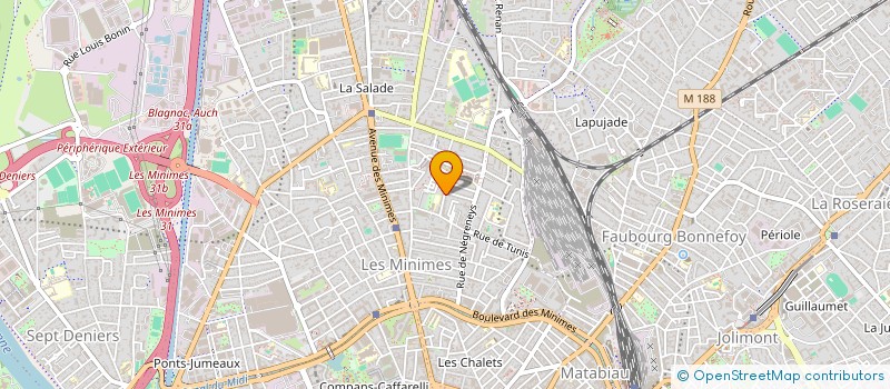 localisation de l'entreprise MADAME CLARISSE CHEMOUNI  TOULOUSE