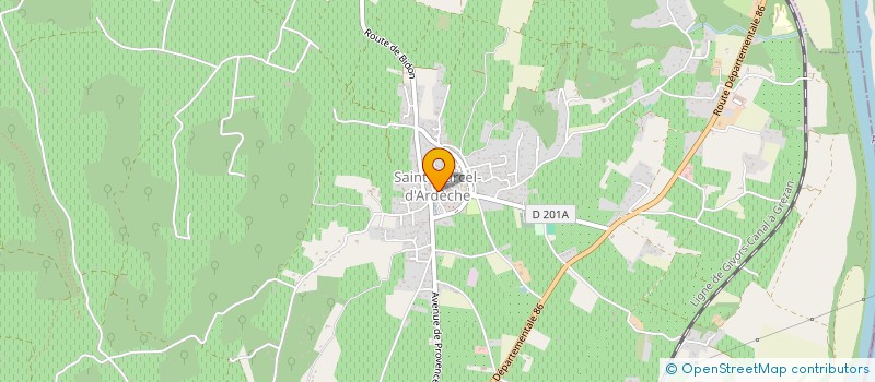 localisation de l'entreprise MADAME CLARISSE CHRETIENNE  PONT-SAINT-ESPRIT