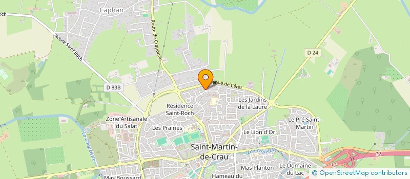 localisation de l'entreprise MADAME CLARISSE COUSSEAU à SAINT-MARTIN-DE-CRAU