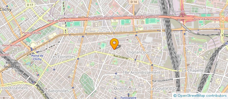 localisation de l'entreprise MADAME CLARISSE DAGOD  PARIS