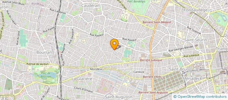 localisation de l'entreprise MADAME CLARISSE DANE à BORDEAUX