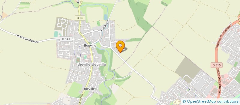 localisation de l'entreprise MADAME CLARISSE DANNION  BIEVILLE-BEUVILLE