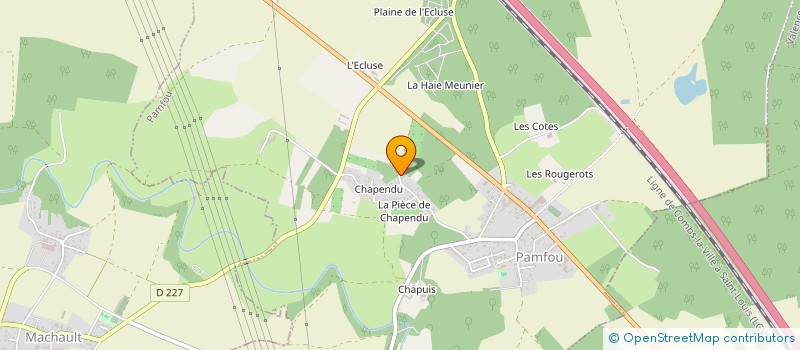 localisation de l'entreprise MADAME CLARISSE DE CAMPOS MARTINS  PAMFOU