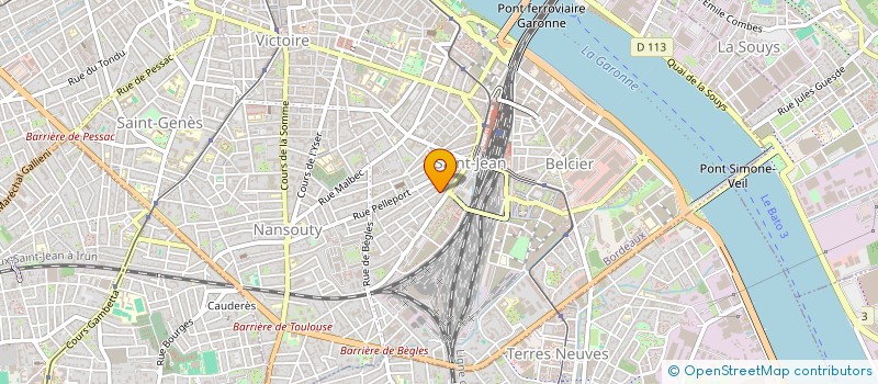 localisation de l'entreprise MADAME CLARISSE DEBOUT  BORDEAUX