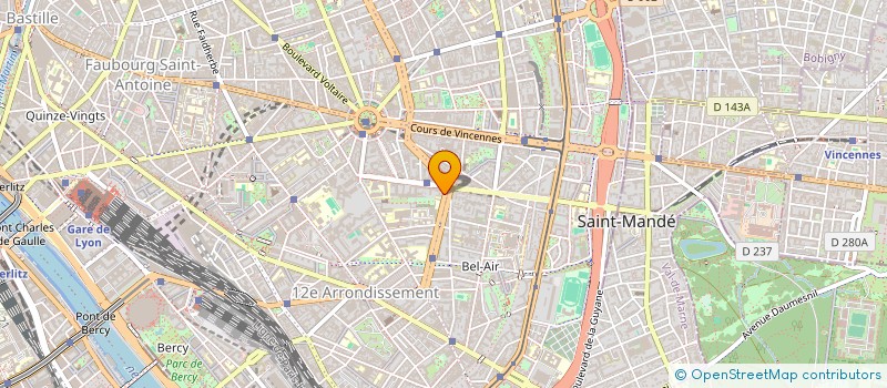 localisation de l'entreprise MADAME CLARISSE DEBRAY  PARIS