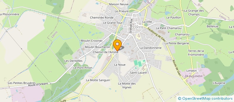 localisation de l'entreprise MADAME CLARISSE DENIS à LORRIS
