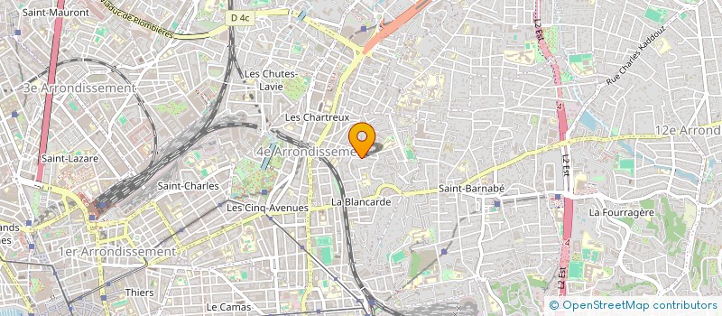 localisation de l'entreprise MADAME CLARISSE DEWOLF à MARSEILLE