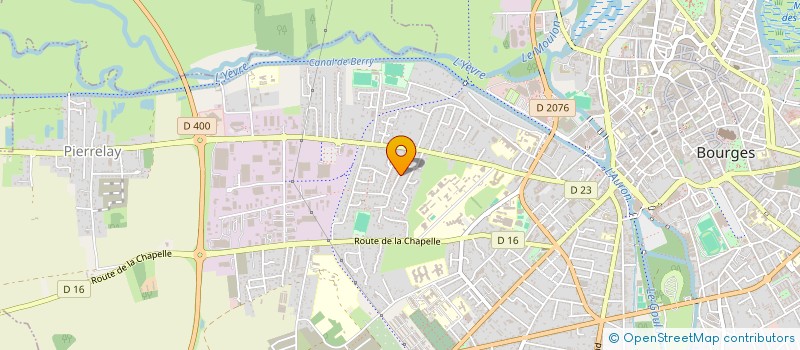 localisation de l'entreprise MADAME CLARISSE DI CARO  BOURGES