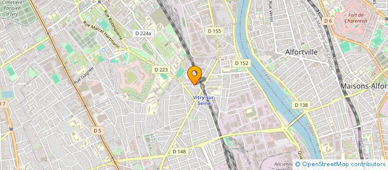 localisation de l'entreprise MADAME CLARISSE DI FRANCESCO à VITRY-SUR-SEINE