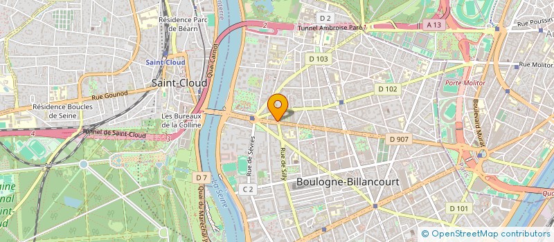 localisation de l'entreprise MADAME CLARISSE DJIAN à BOULOGNE-BILLANCOURT