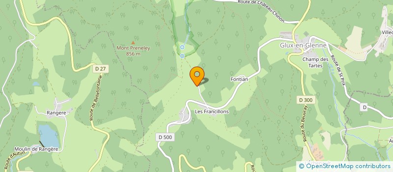 localisation de l'entreprise MADAME CLARISSE DORIDOT  GLUX-EN-GLENNE