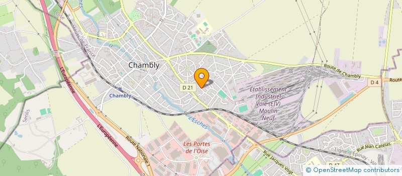 localisation de l'entreprise MADAME CLARISSE DUBOST  CHAMBLY