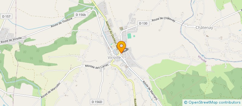 localisation de l'entreprise MADAME CLARISSE DUCLOT à LA COTE-SAINT-ANDRE