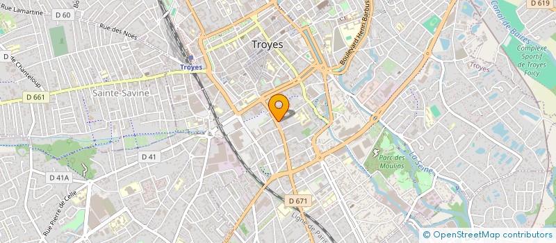 localisation de l'entreprise MADAME CLARISSE DUFLOT-DOBIGNY à TROYES