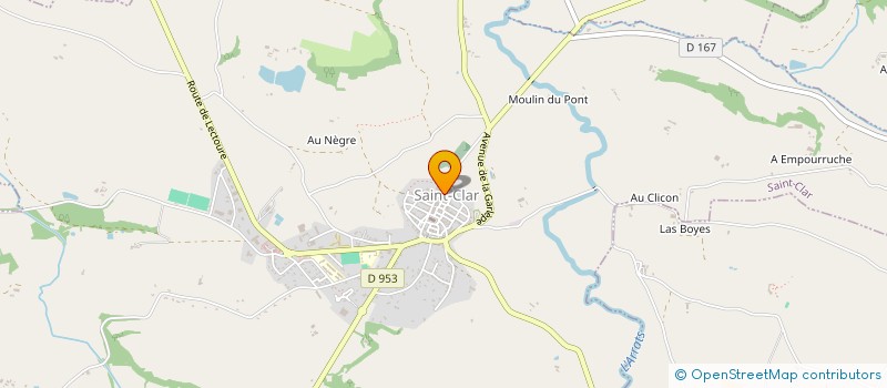 localisation de l'entreprise MADAME CLARISSE DULONDEL  BARDIGUES