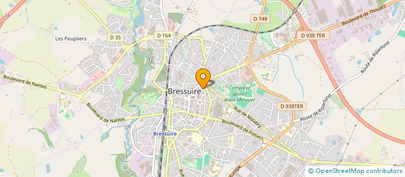 localisation de l'entreprise MADAME CLARISSE DUMAS  BRESSUIRE