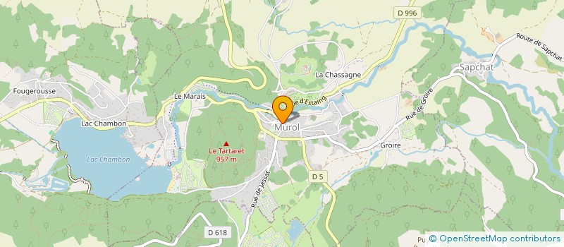 localisation de l'entreprise MADAME CLARISSE DUMAS  MUROL